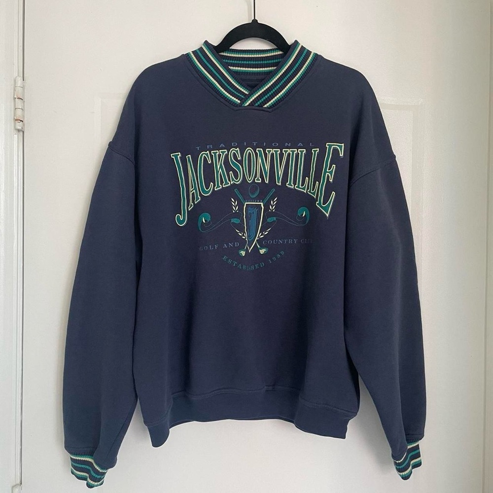 Vintage navy Jacksonville Golf and Country Club sweatshirt size: L